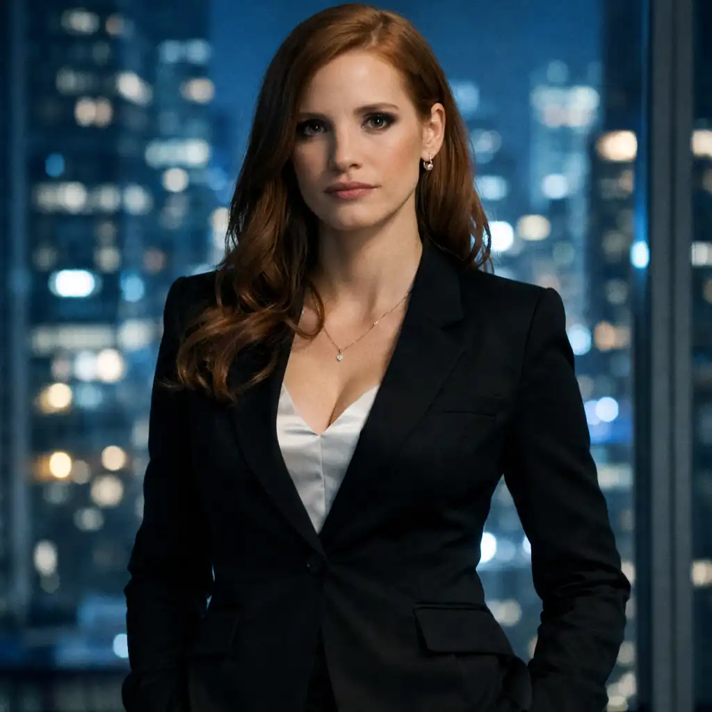Jessica Chastain in Molly's Game